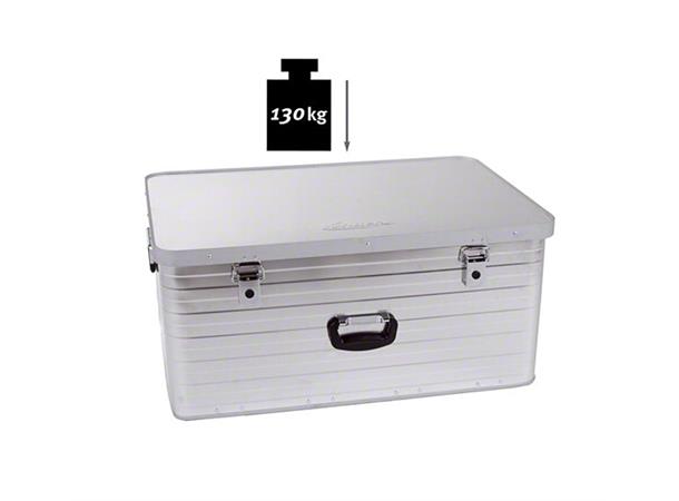 Oppbevaringskasse i aluminium 80x36x54 cm